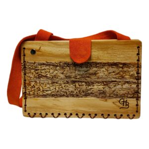 Holzhandtasche