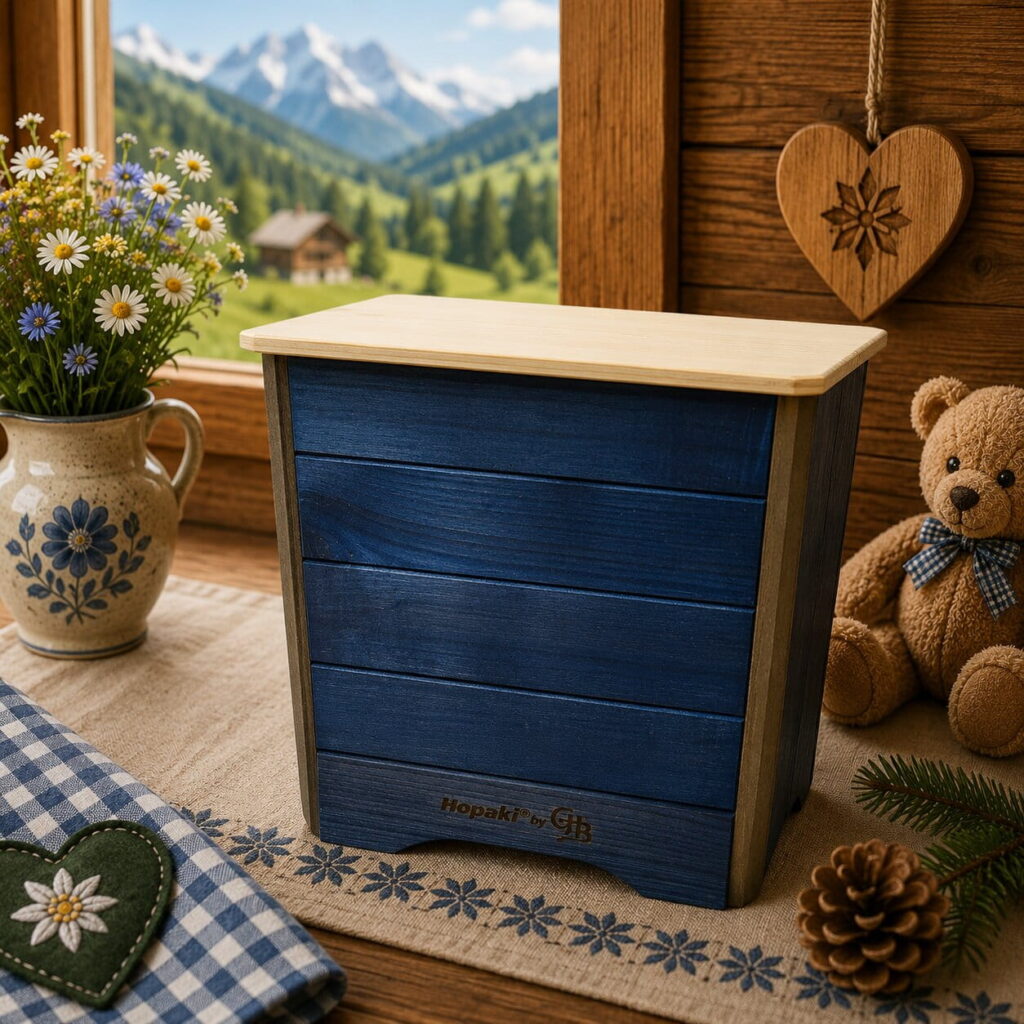 Kinder Sitzkiste blau 1